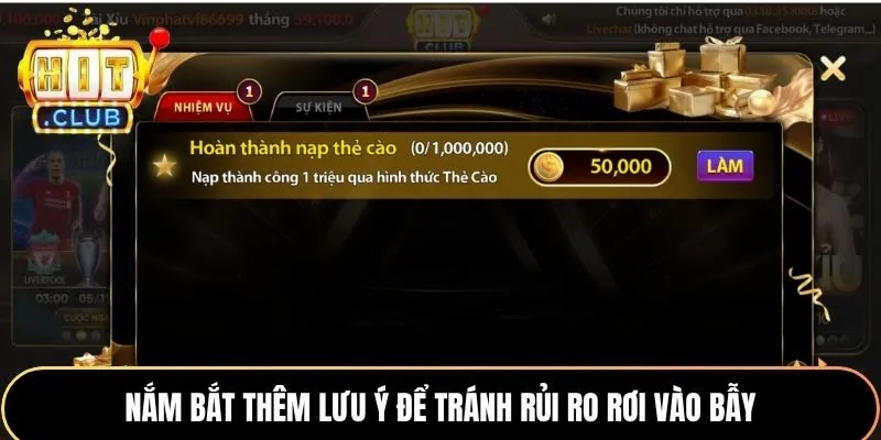 Nắm bắt thêm lưu ý để tránh rủi ro rơi vào bẫy